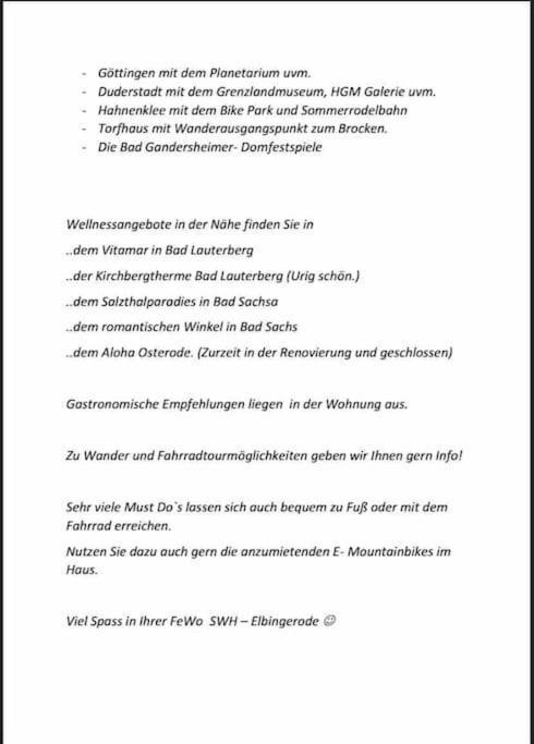 Ferienwohnung Sued - West Harz Mit Sauna E-Bikes Vorhanden! Horden am Harz Экстерьер фото