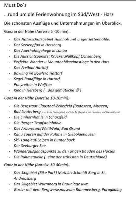 Ferienwohnung Sued - West Harz Mit Sauna E-Bikes Vorhanden! Horden am Harz Экстерьер фото